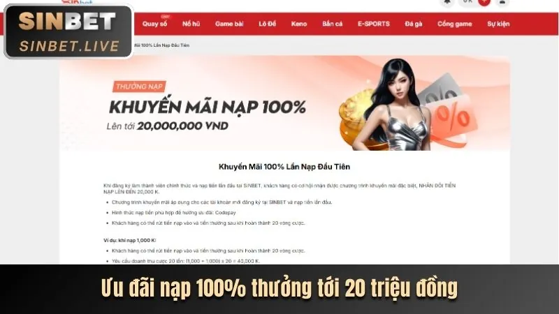 Giao diện trang chủ vn333 win